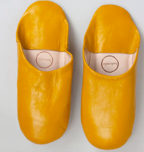Bohemia leather deals slippers